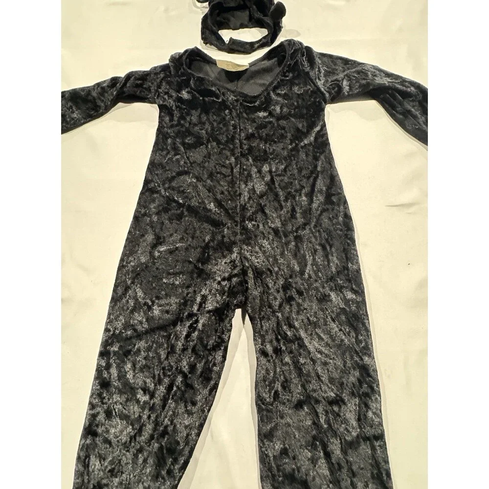 Topwell Creative Toddler Black Polyester Halloween Jumpsuit w/ Headpiece S 1-2Y